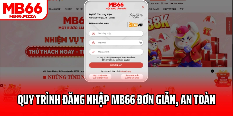 Quy trình đăng nhập MB66 đơn giản, an toàn
